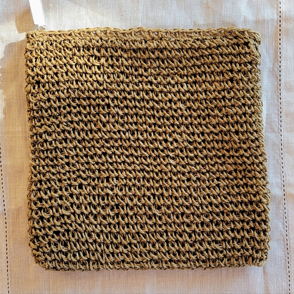 Sun N Sand Woven Clutch